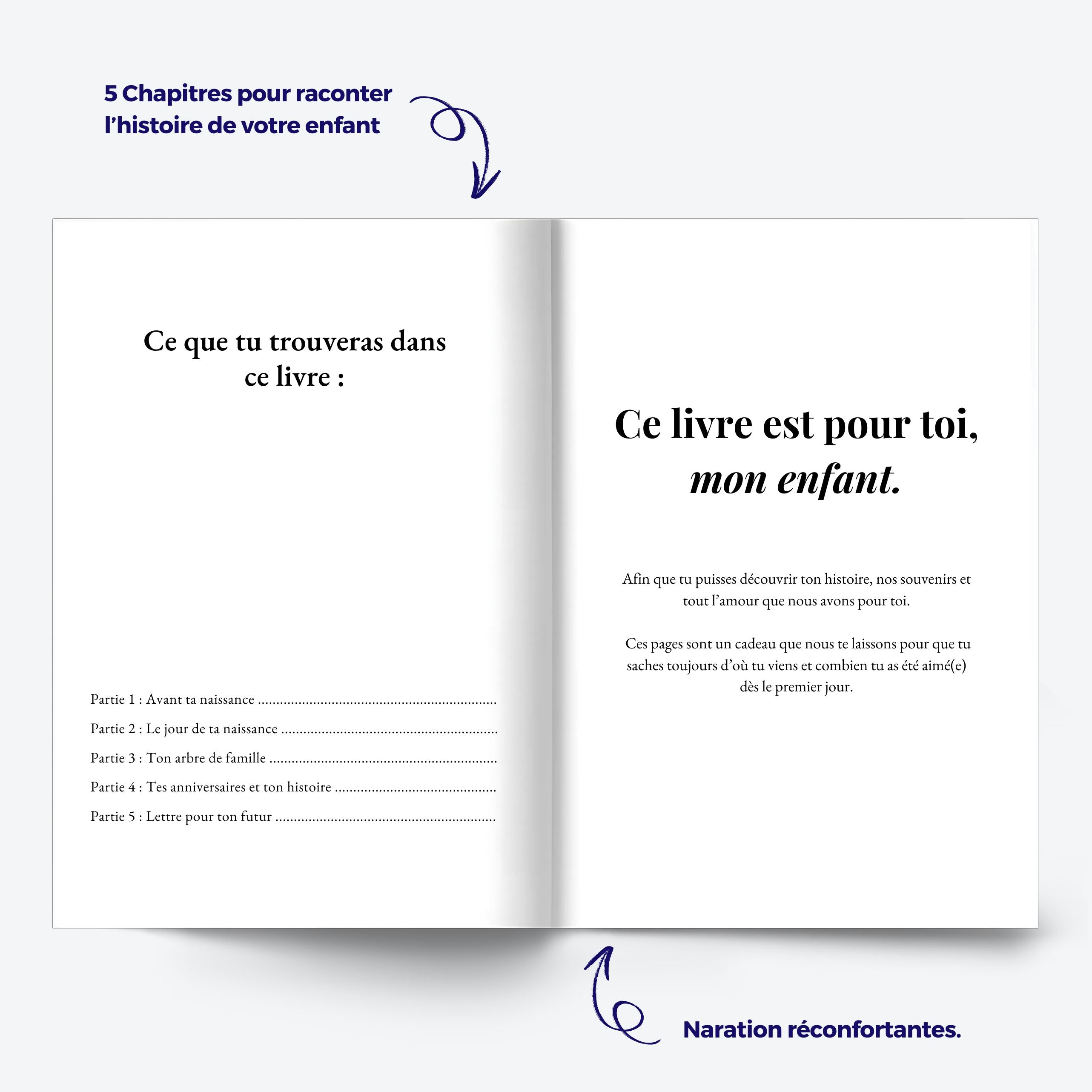 Journal : Pour toi, mon enfant