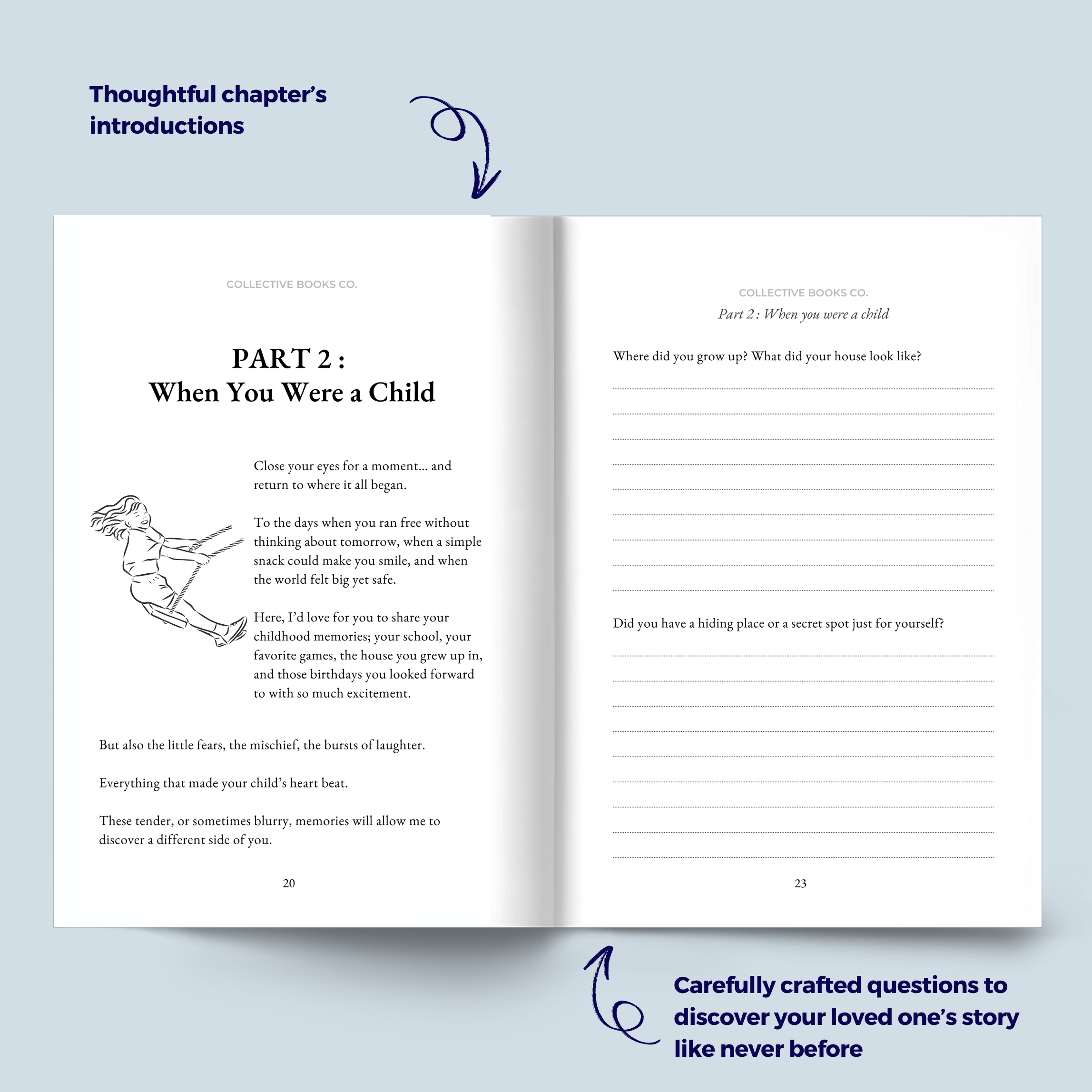 Journal : I want to know your story