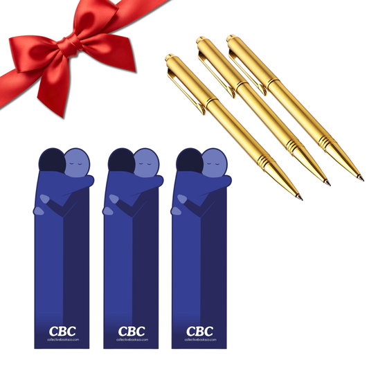 3 Stylo dorés + 3 marques-pages offerts