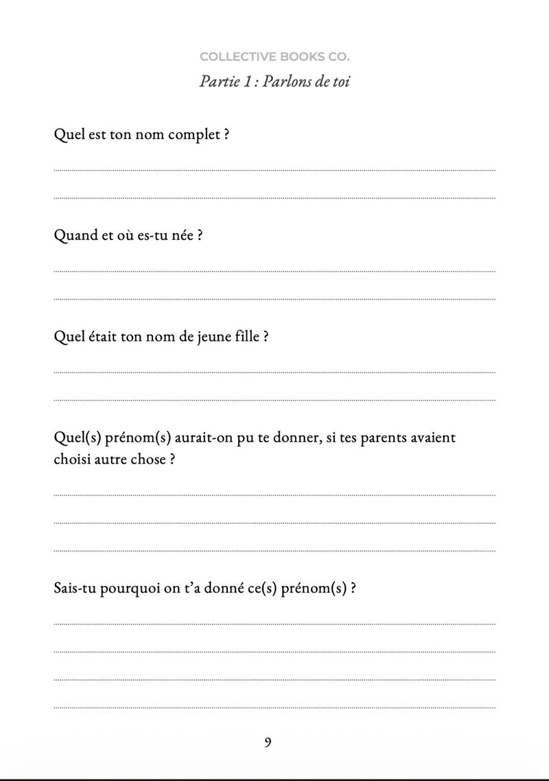 Pages du journal